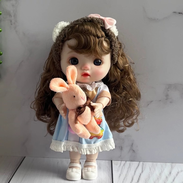 خرگوش گلبهی رنگ مناسب بغل عروسکها