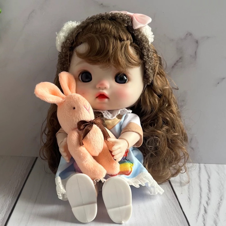 خرگوش گلبهی رنگ مناسب بغل عروسکها